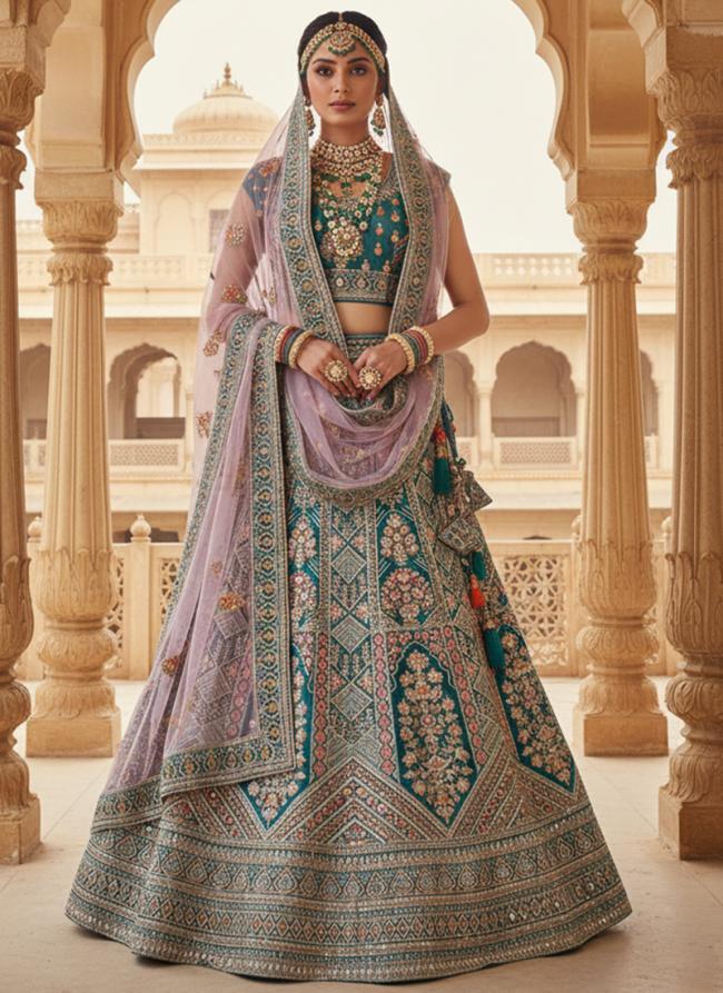 Light green lehenga