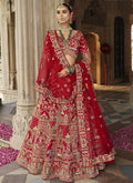 Designer Red lehenga