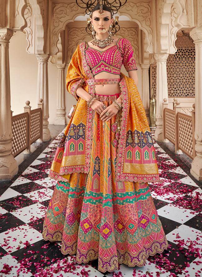 Royal lehenga with lots of handcraft